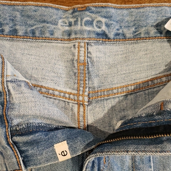 Etica Denim Blue Women's Shorts - Picture 3 of 8